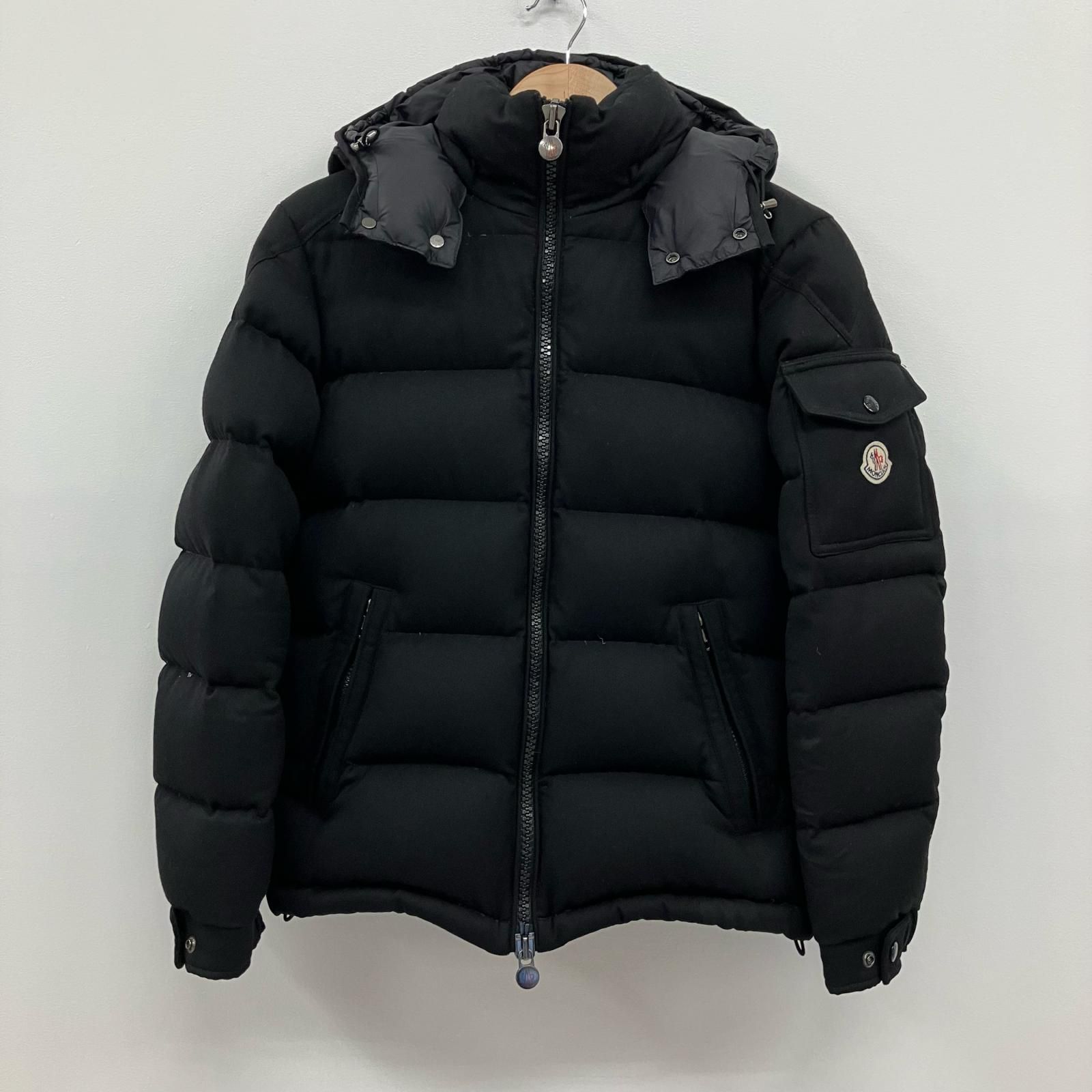 【イオン広店】 中古 MONCLER | モンクレール ダウンジャケット MONTGENEVRE A20914033805 54272 ブラック 【108】