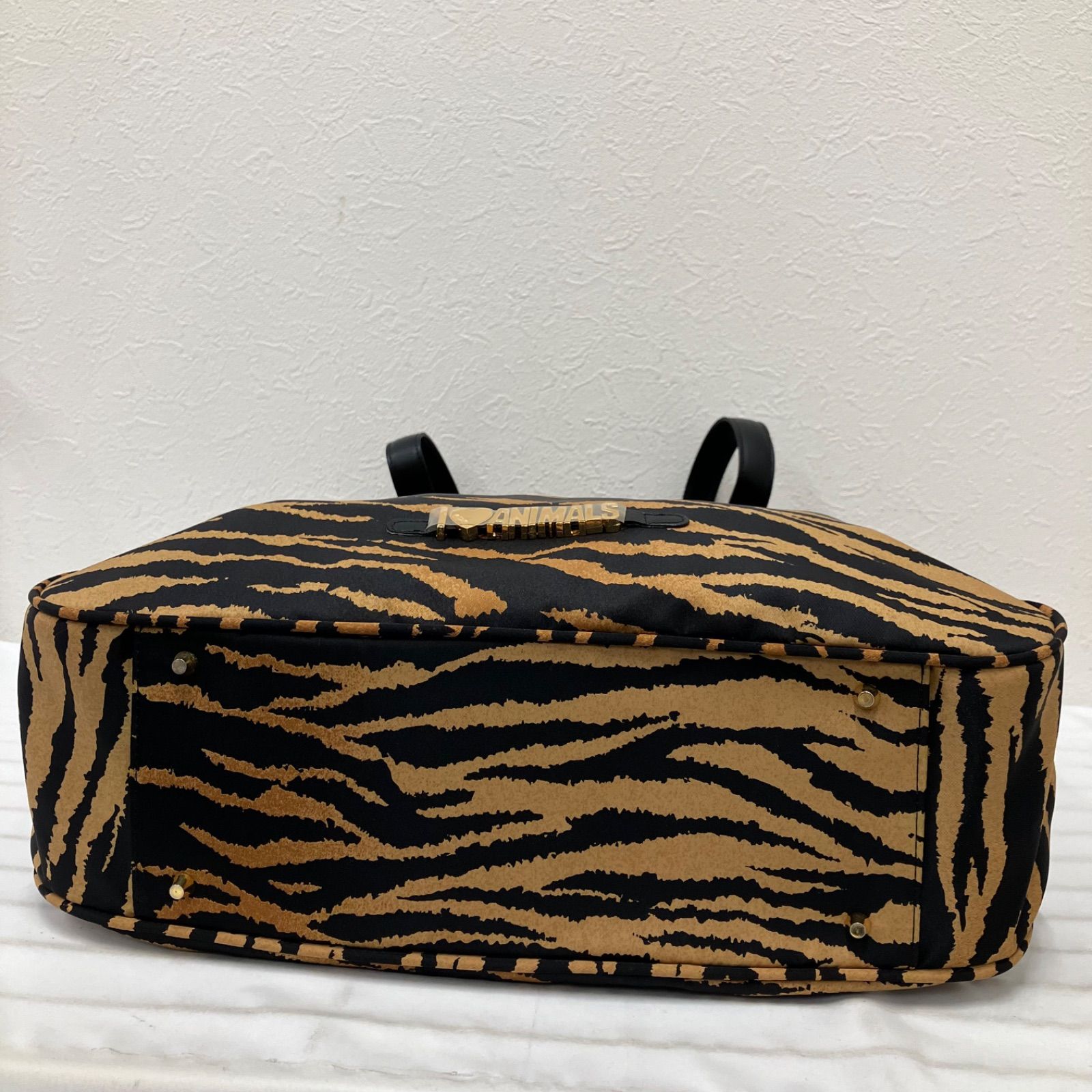 Y3636 MOSCHINO モスキーノ トートバッグ アニマル柄 ハンドバッグ
