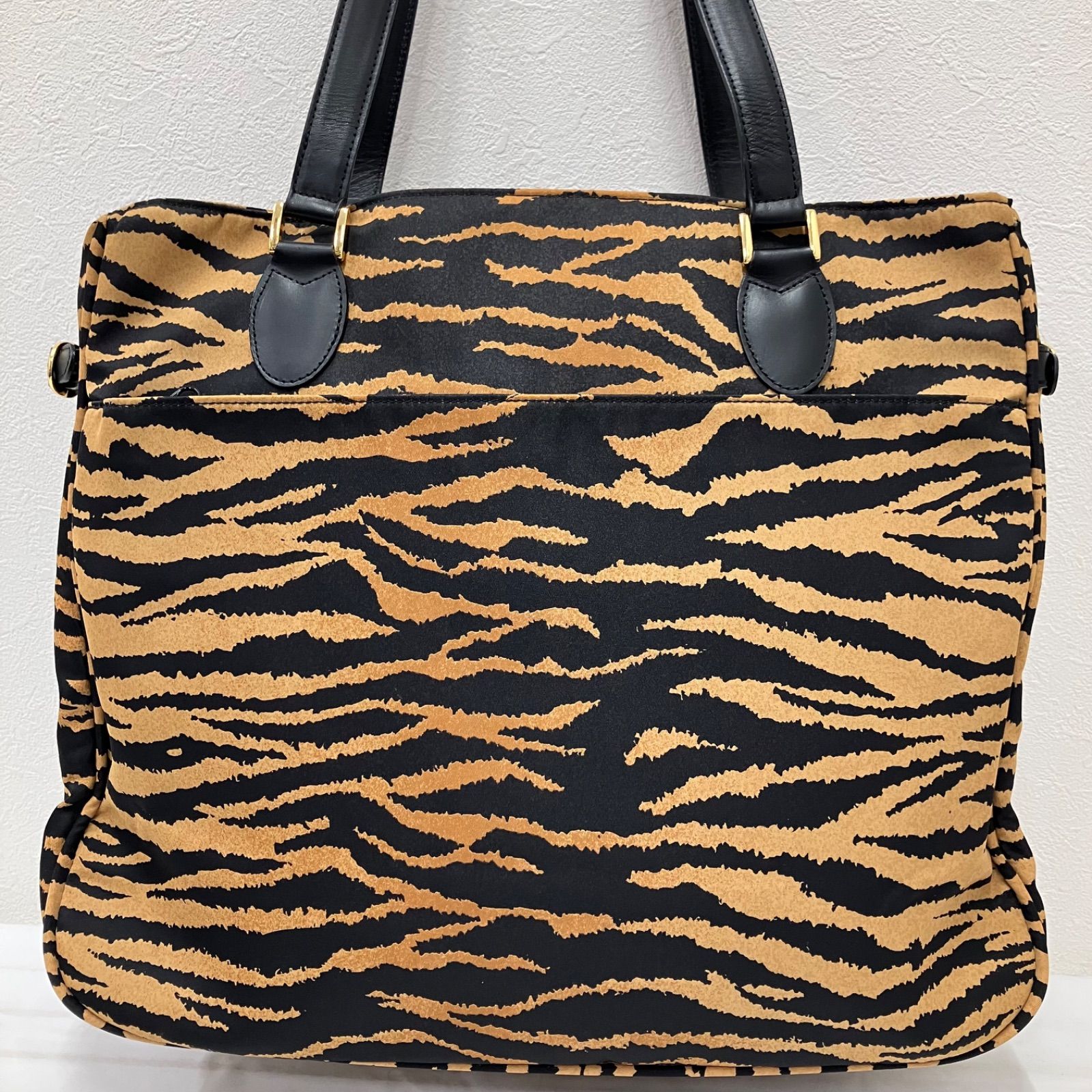 Y3636 MOSCHINO モスキーノ トートバッグ アニマル柄 ハンドバッグ