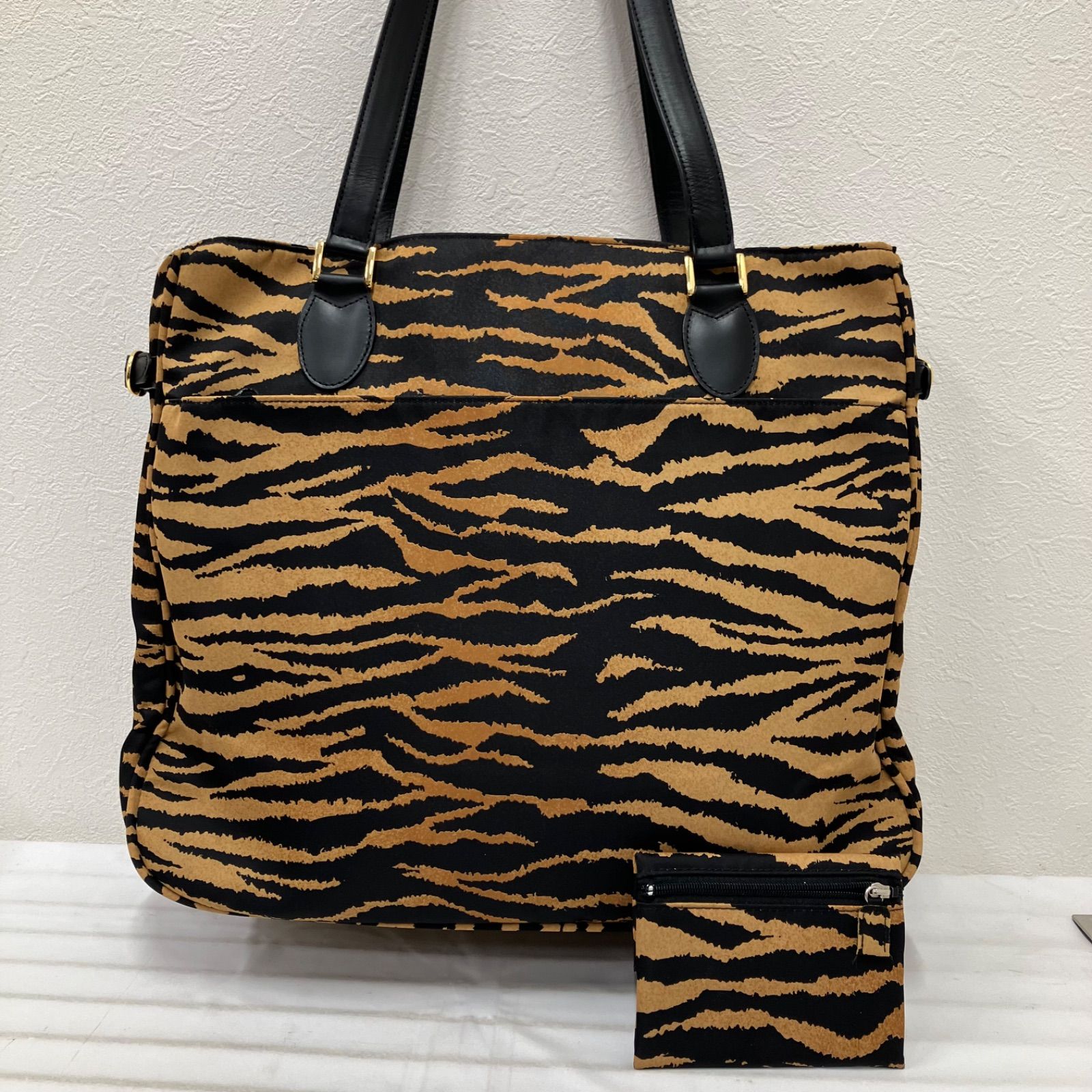 Y3636 MOSCHINO モスキーノ トートバッグ アニマル柄 ハンドバッグ