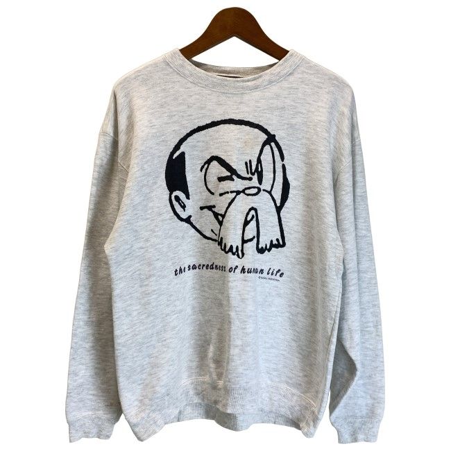 【中古】　TEZUKA PRODUCTION　スウェット　90s vintage　90年代　OLD　(c)TEZUKA PRODUCTION　長袖　トップス　クルーネック　裏毛　キャラクター　プリント　古着　/1953