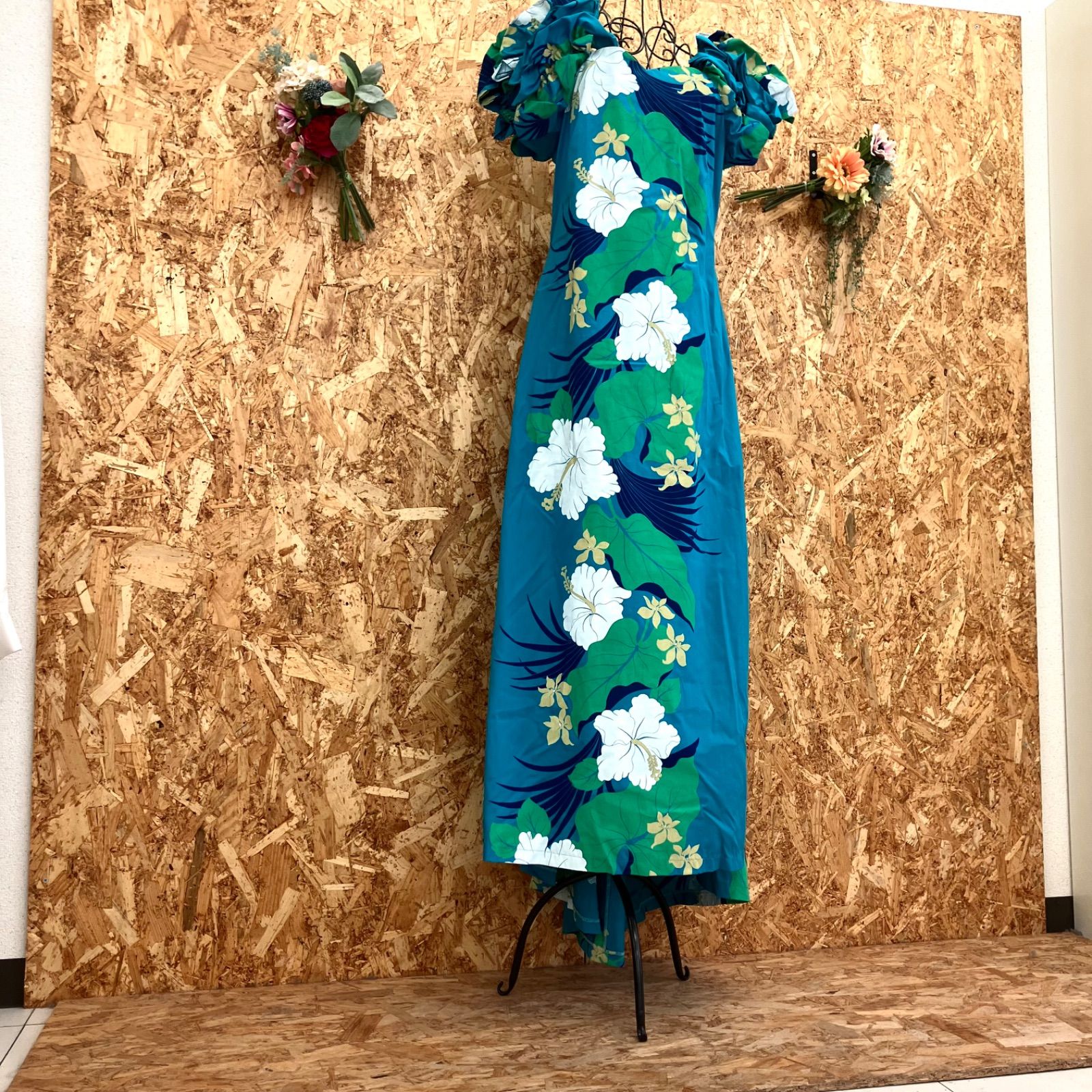 SG6007 T&L MUUMUU FACTORY フラダンス衣装 ライトブルー