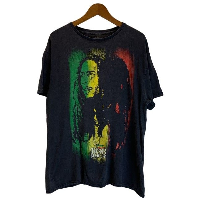 【中古】　ZION ROOTSWEAR　Bob Marley　アーティストT　Tシャツ　半袖　トップス　クルーネック　プリント　オーバーサイズ　古着　/1953