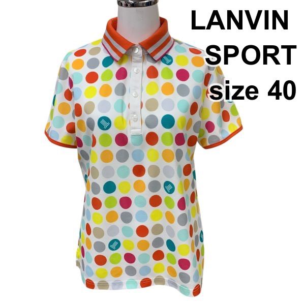 □ ランバンスポール LANVIN SPORT ポロシャツ 半袖 ハーフボタン プル
