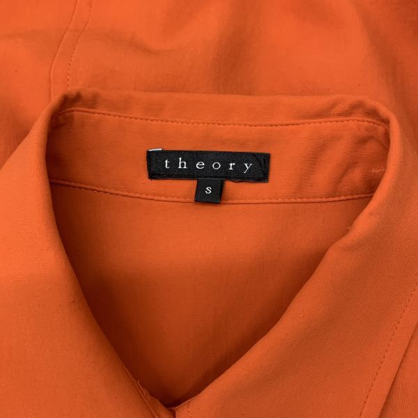 ◇ セオリー theory ドレスシャツ 長袖 フライフロント スクエアカフス 