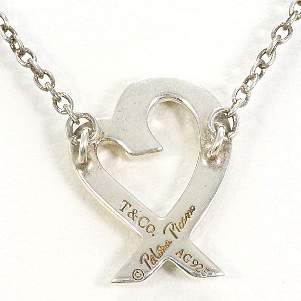 ティファニー TIFFANY&Co. ラビングハート シルバー925 ネックレス 総 