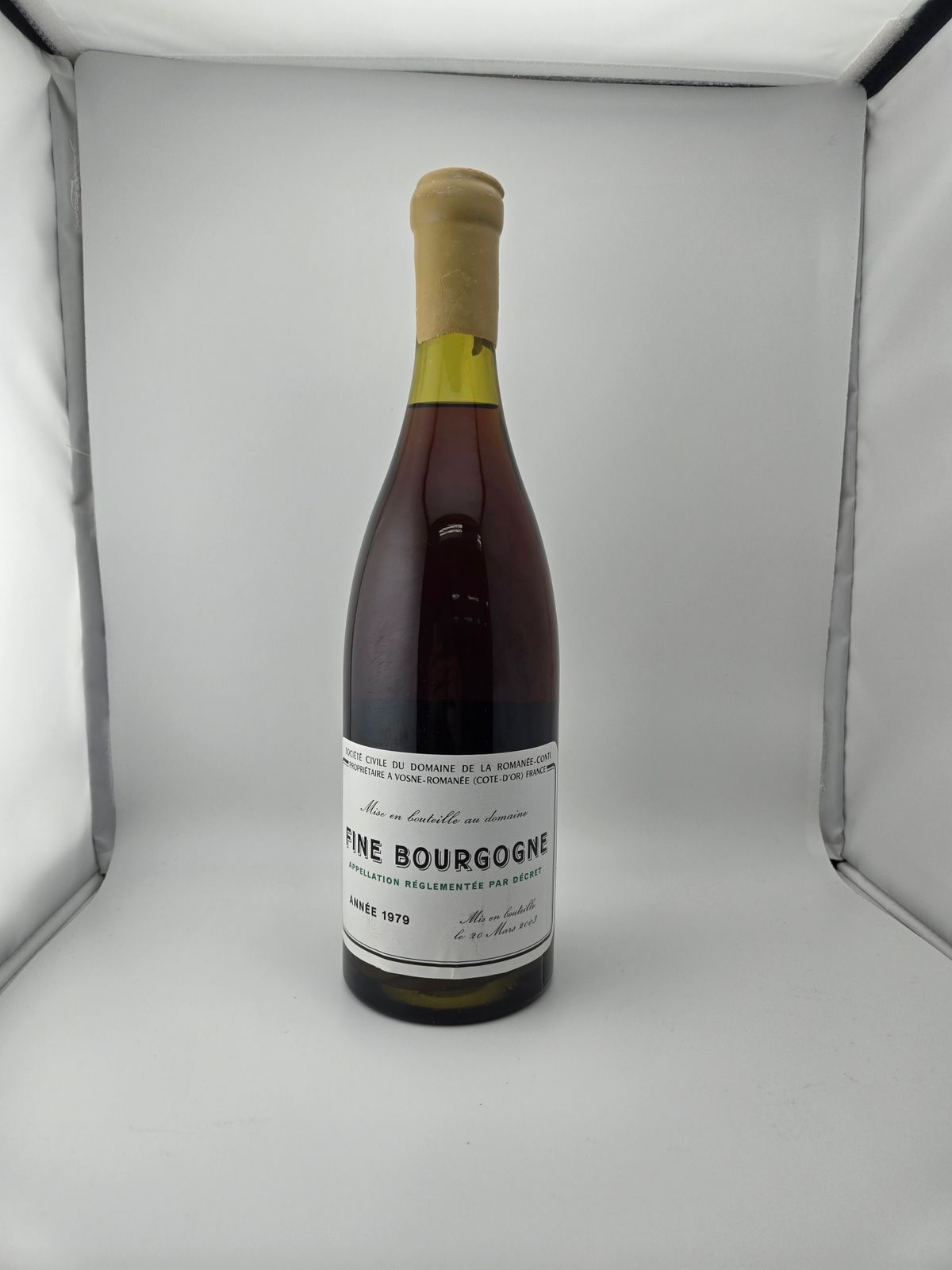 DRC フィーヌ・ド・ブルゴーニュ 1979 700ml 42% フランス ブランデー