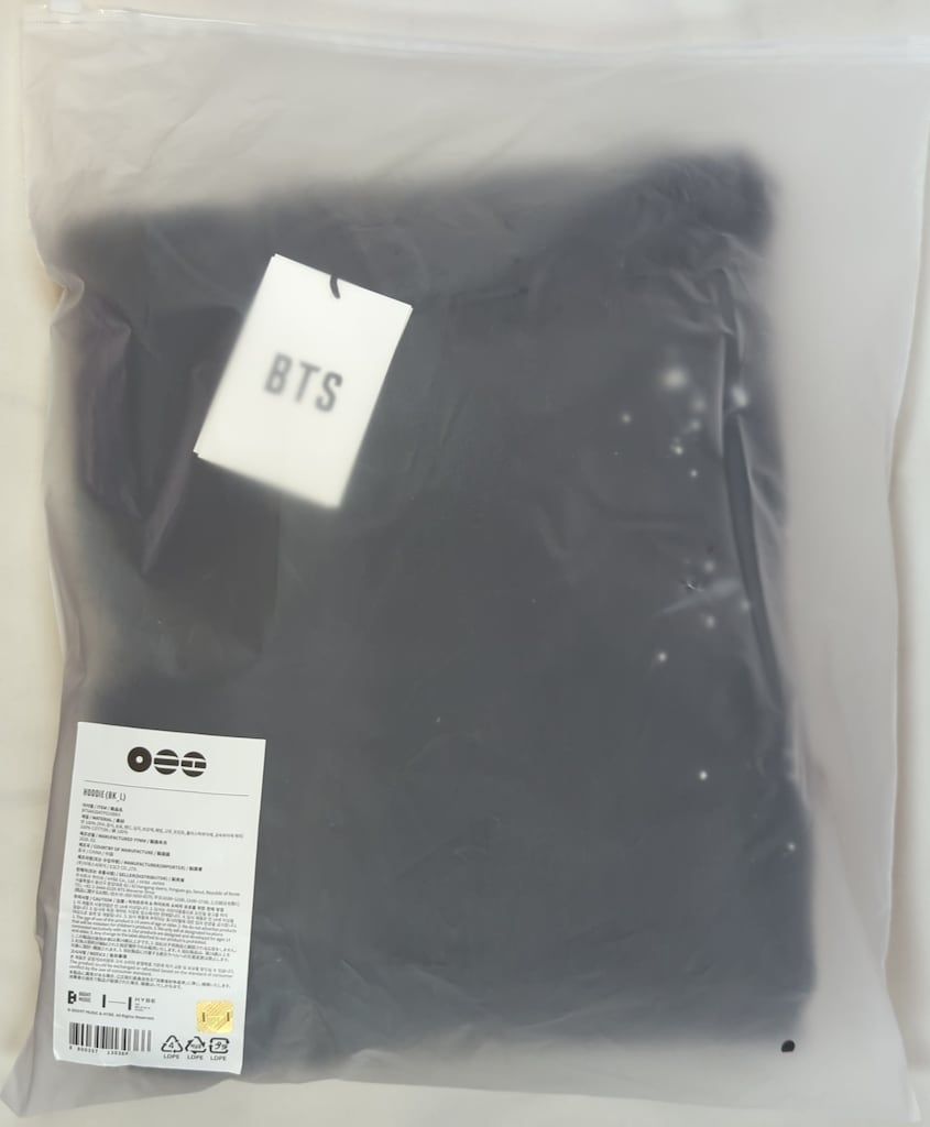 BTS ARIRANG POP-UP HOODIE*BLACK L