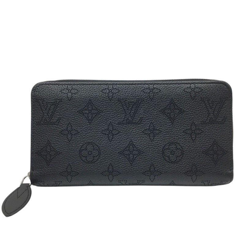 LOUIS　VUITTON【ルイヴィトン】ジッピーウォレット　M61867　ラウンドファスナー長財布　モノグラム　マヒナ　ブラック【中古品/USED-AB】質屋　かんてい局那覇店　ｎ3101558927300453