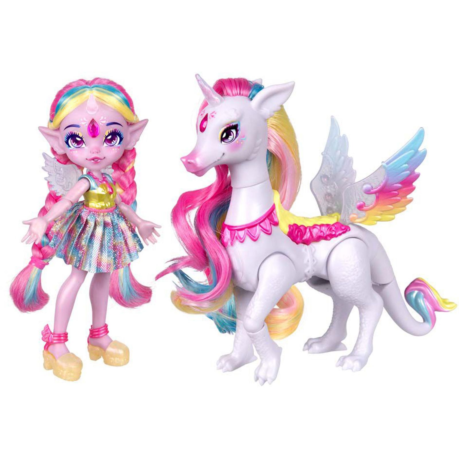 新品 Magic Mixies Pixlings Shimmerverseシリーズ、ユニコーンのピクシング&レインボースターのペガコーンを明らかにするポーションを作成&ミックス。この美しい6.5インチのピクシング人形がポーションボトルの中に現れます。