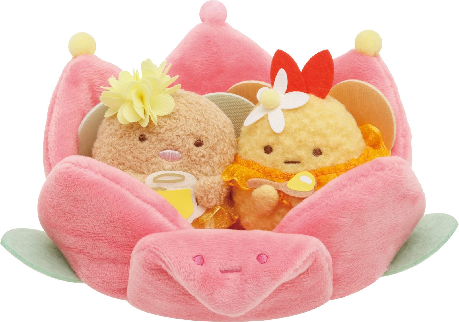 新品 すみっコぐらし ざっそうとようせいのお花畑 シーンぬいぐるみ