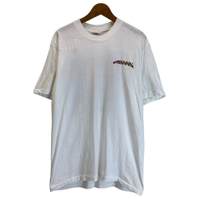 【中古】　Villege Mews　Tシャツ　80s vintage　80年代　OLD　半袖　トップス　クルーネック　プリント　マックスヘッドルーム　チャンネル4　USA製　古着　/7309