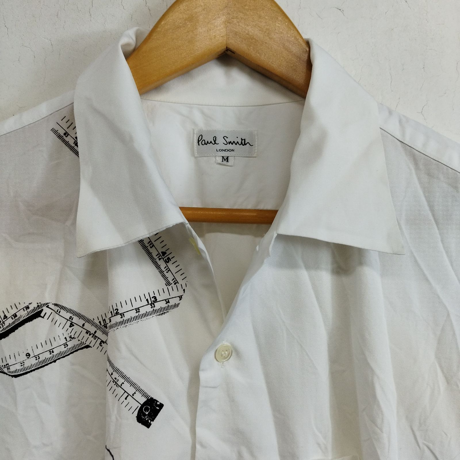 Paul Smith ポールスミス 半袖 シャツ グラフィックプリント メジャー