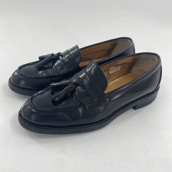 【中古】REGAL WORTH COLLECTION タッセルローファー 25 1/2 J641 ブラック リーガル[10]