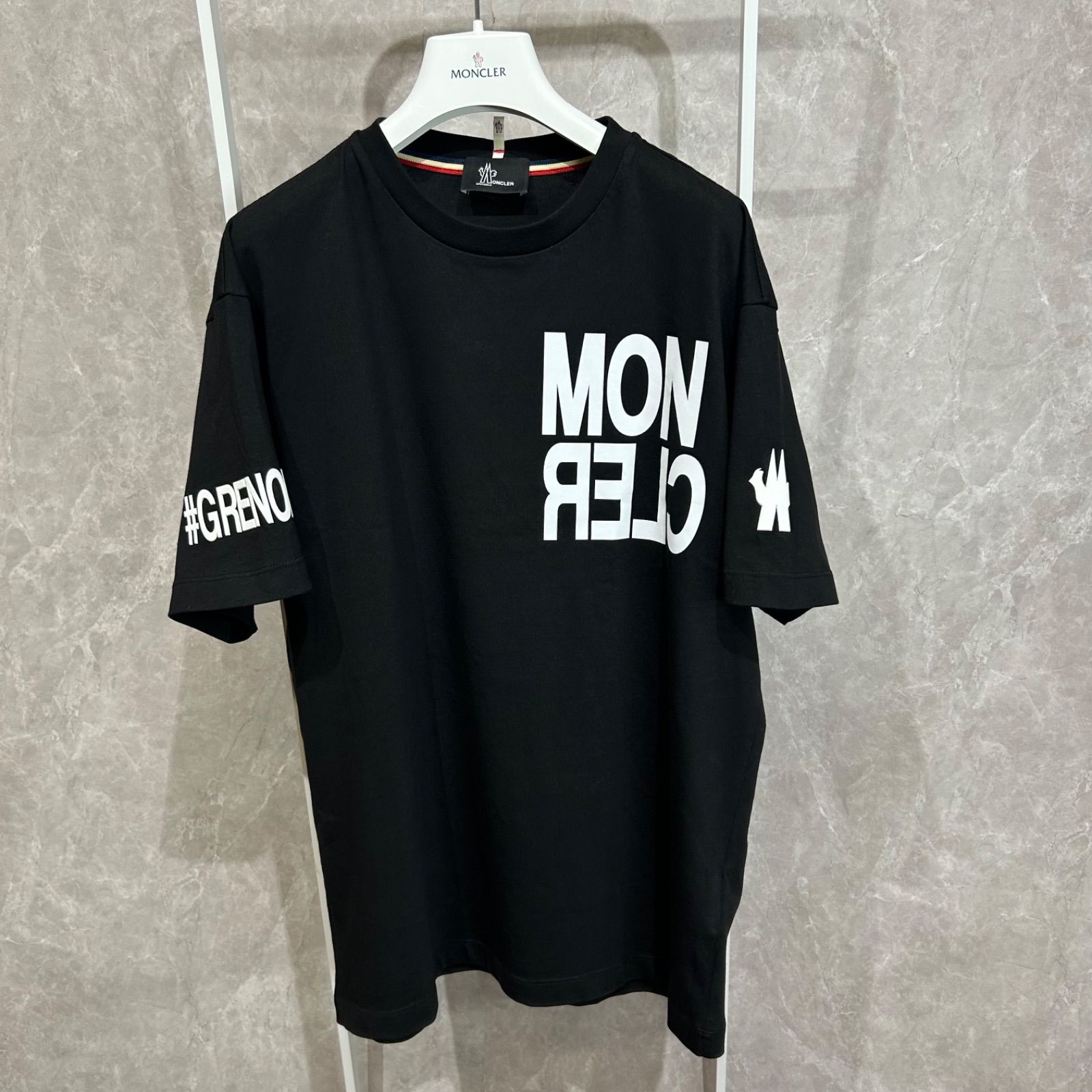 【極美品】 MONCLER モンクレールグルノーブル半袖Tシャツ黒S