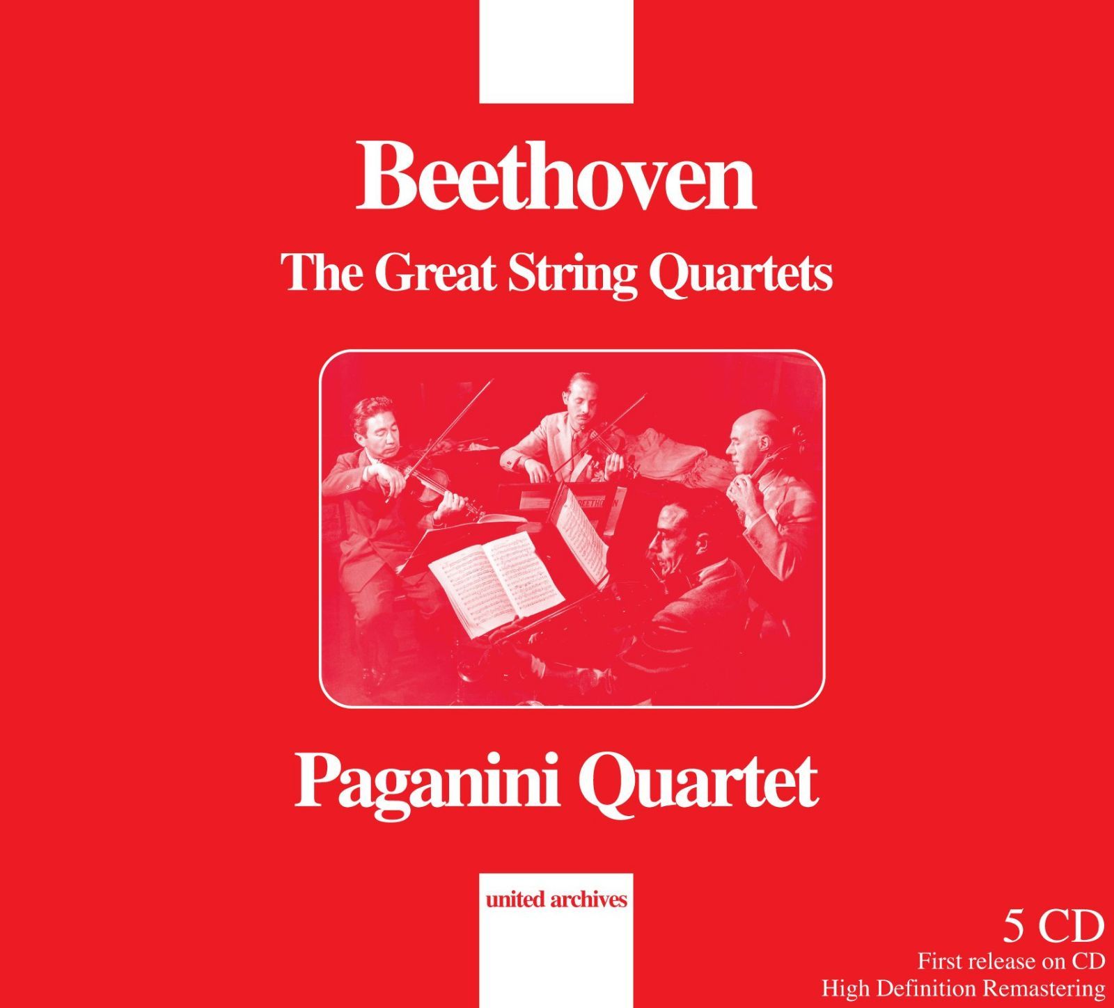 【CD】ベートーヴェン: 弦楽四重奏曲集 (Beethoven : The Great String Quartets / Paganini Quartet) (5CD) [輸入盤]