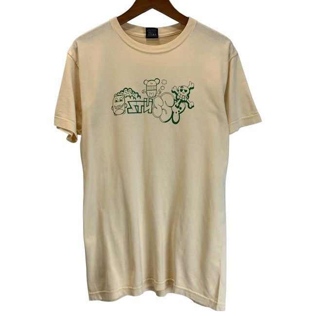 【中古】 STUSSY Tシャツ 半袖 トップス クルーネック ロゴT ブランドロゴ プリント ストリート 古着 /1100