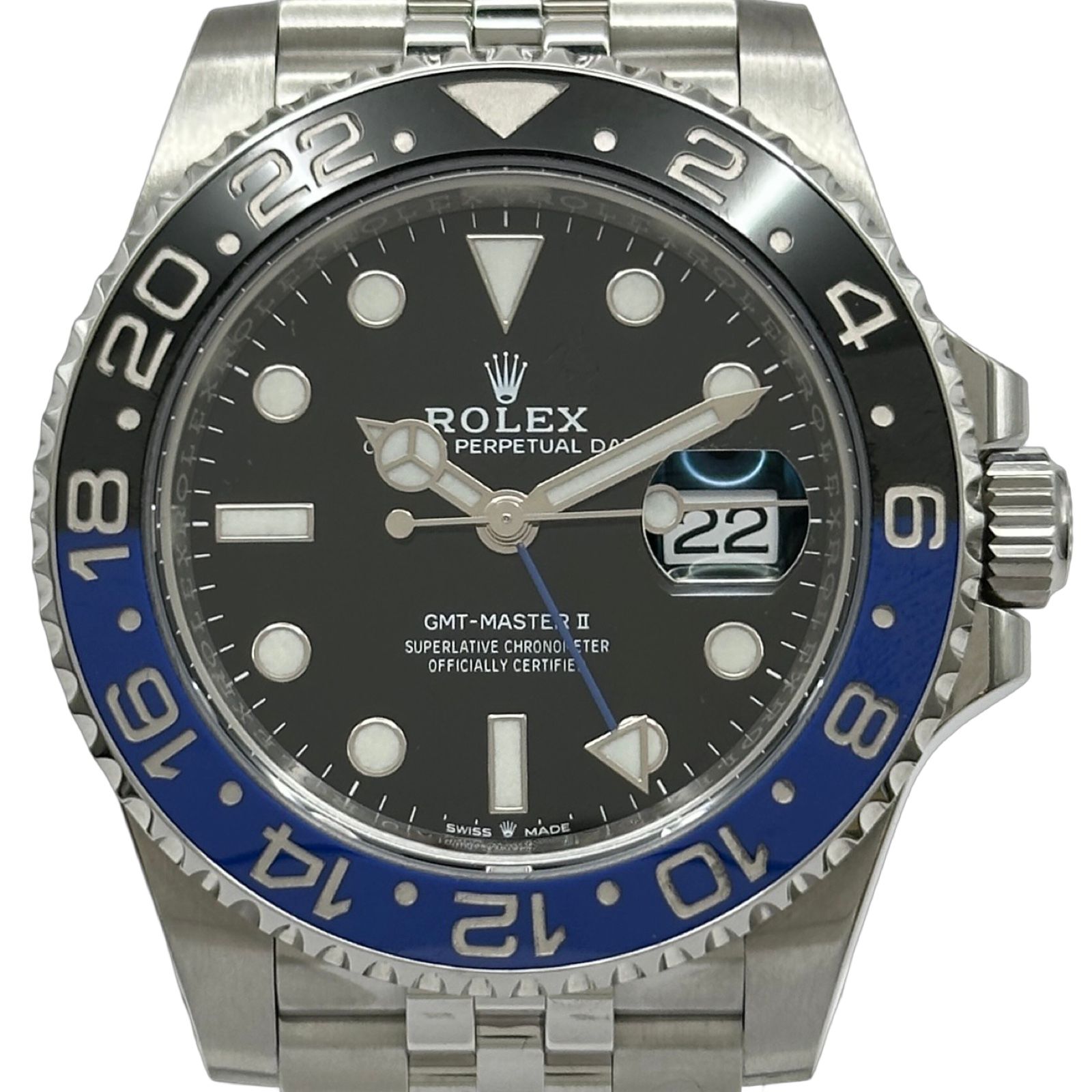 ロレックス ROLEX GMTマスター2 126710BLNR ブラック ステンレススチール 自動巻き メンズ 腕時計