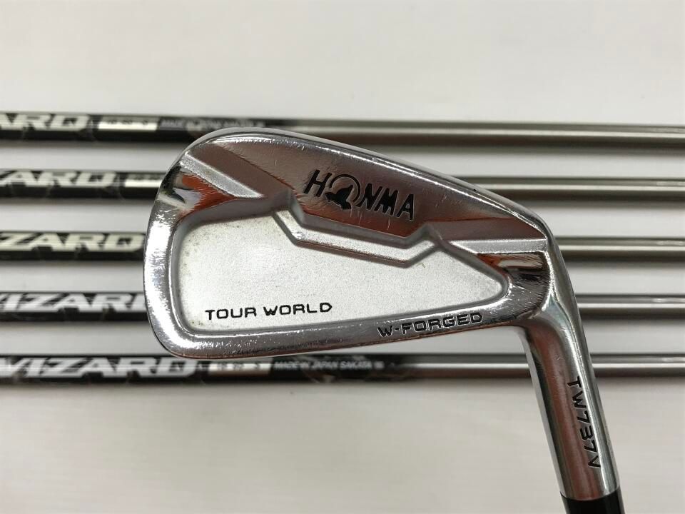 ホンマゴルフ　TOUR WORLD TW737V　VIZARD IB 95　Sフレックス　アイアンセット　中古【最短即日発送】