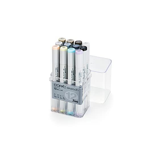コピック(COPIC) Tooスケッチ ベーシック 12色セット A イラストマーカー マーカー マーカーペンｍａ
