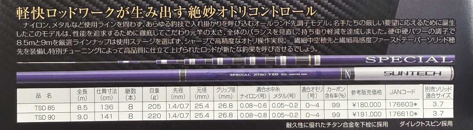 GENKI SP ZPRO TSD 85 ゲンキスペシャルゼットプロ　サンテック 70,785円