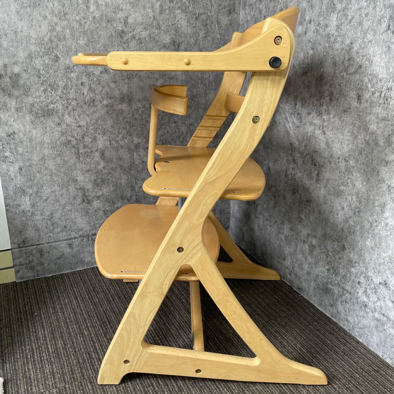 大和屋 すくすくチェアプラス テーブル&ガード付き 美品 美品❗️ 大和屋 すくすくチェアプラス テーブル、ガード付 ナチュラル