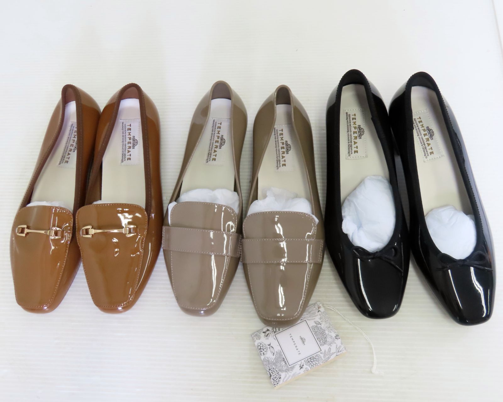 TEMPERATE テンパレイト レインシューズ 3足セット 24.5～25cm まとめ売り☆0528-646