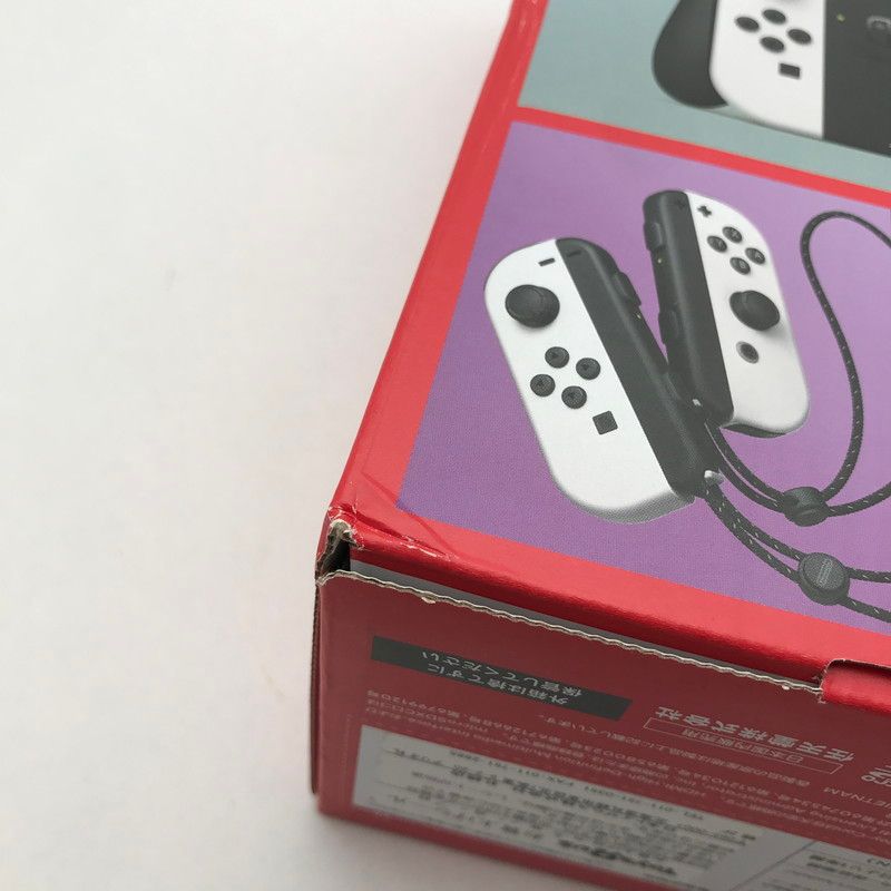 中古品】 Nintendo Switch(有機ELモデル) Joy-Con(L) (R) ホワイト 箱