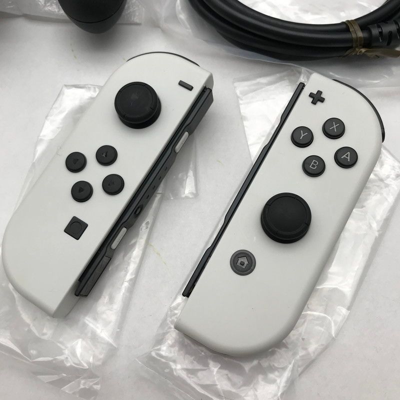 Nintendo switch 使い古し品 中古品】 Nintendo Switch(有機ELモデル) Joy-Con(L) (R) ホワイト 箱