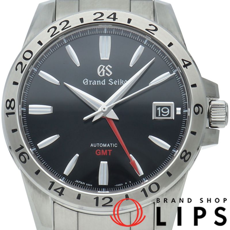 セイコー グランドセイコーGMT メカニカル 39.4mm SBGM227/9S66-00B0 箱 保証書 1駒 SS メンズ時計