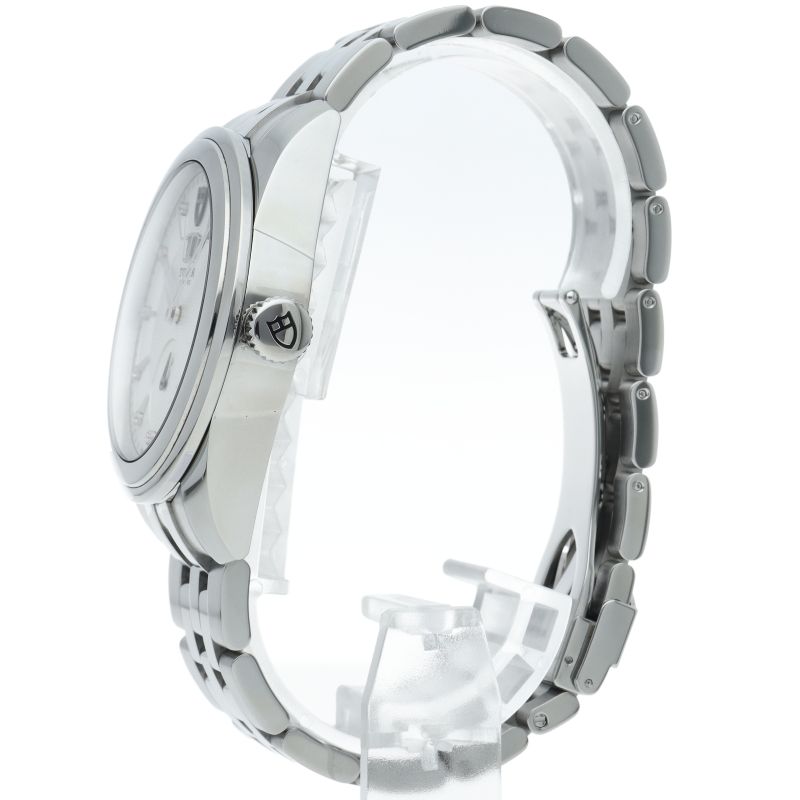 チューダー グラマー ダブルデイト ウォッチ 42mm 11Pダイヤ 57000 箱 保証書 SS メンズ時計 シルバー 仕上げ済