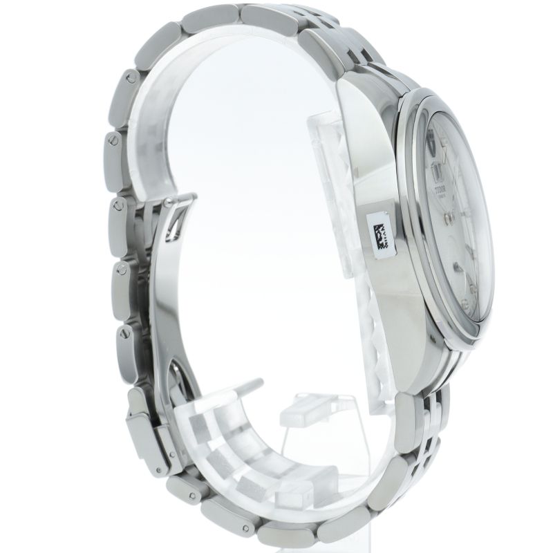 チューダー グラマー ダブルデイト ウォッチ 42mm 11Pダイヤ 57000 箱 保証書 SS メンズ時計 シルバー 仕上げ済