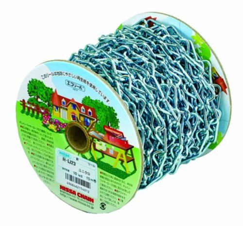 新品 ニッサチェイン 鉄ユニクロ 三つ組チェーン 参考使用荷重10kg 15m R-IJ23
