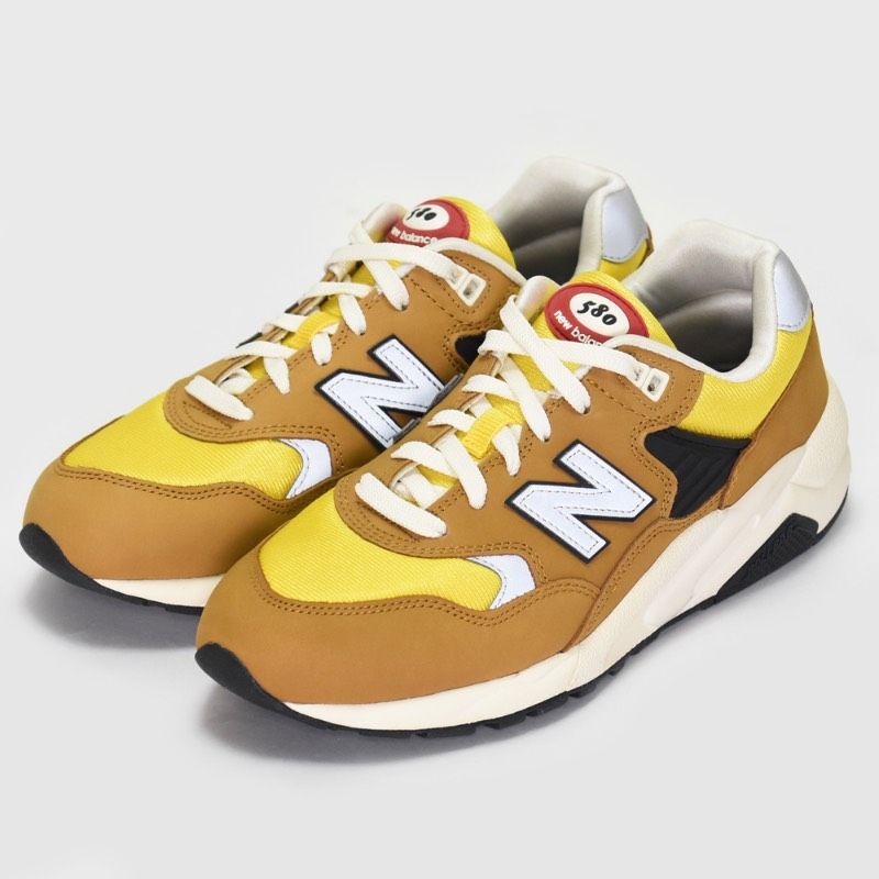 未使用品 NEW BALANCE ニューバランス MT580AB2 580 V2 スニーカー メンズ 26.5cm ブラウン イエロー ローカット ランニングシューズ 