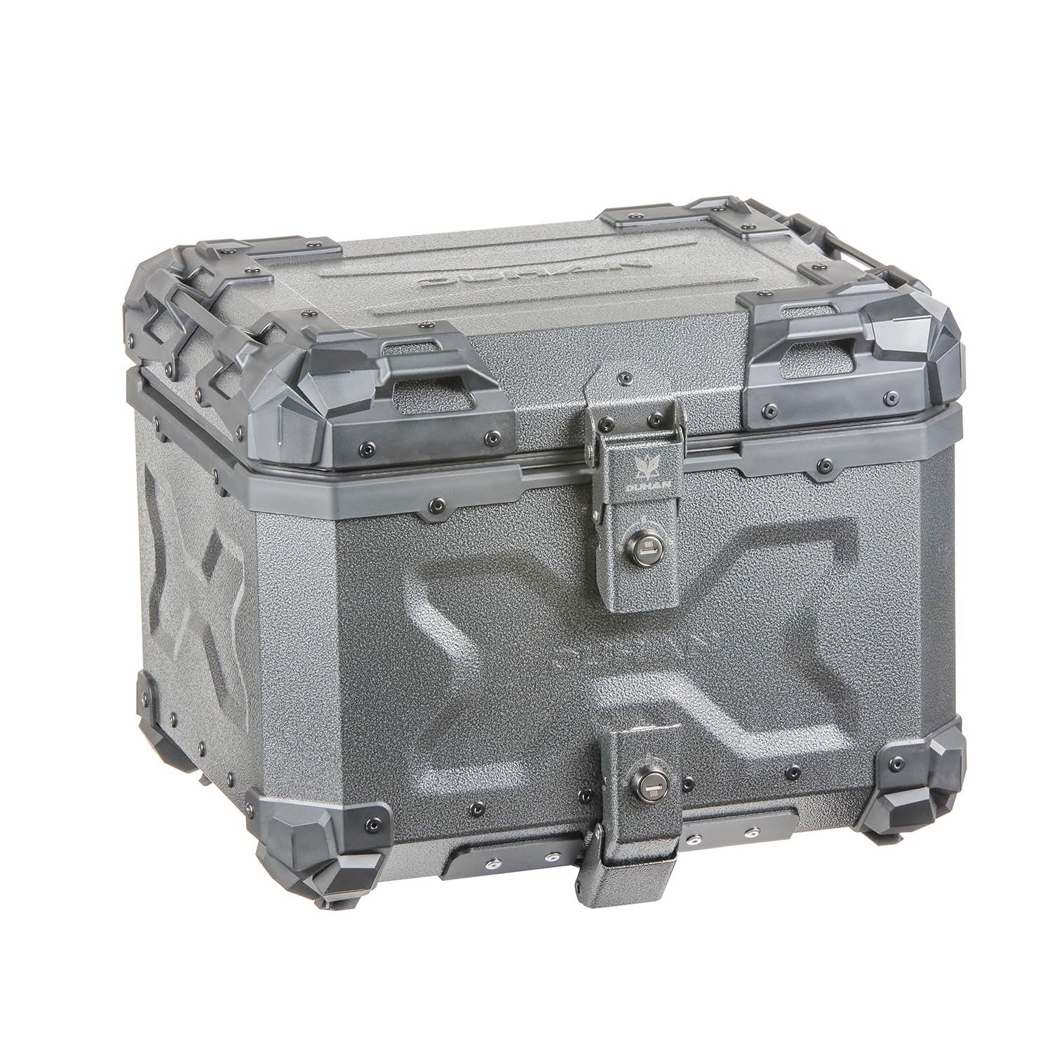 新品 バイク用リアボックス リアボックス 45L サンドグレー 大容量 DU-BP02 DUHAN トップケース 汎用 ツーリング キャンプ 通勤等 取り付けベース付き キーロック…