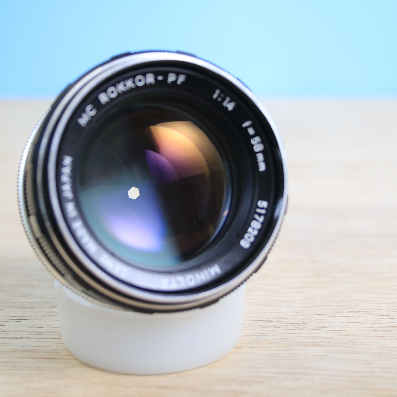 完動品❁光学美品 MINOLTA ミノルタ MC ROKKOR-PF 1.4 58mm 単焦点