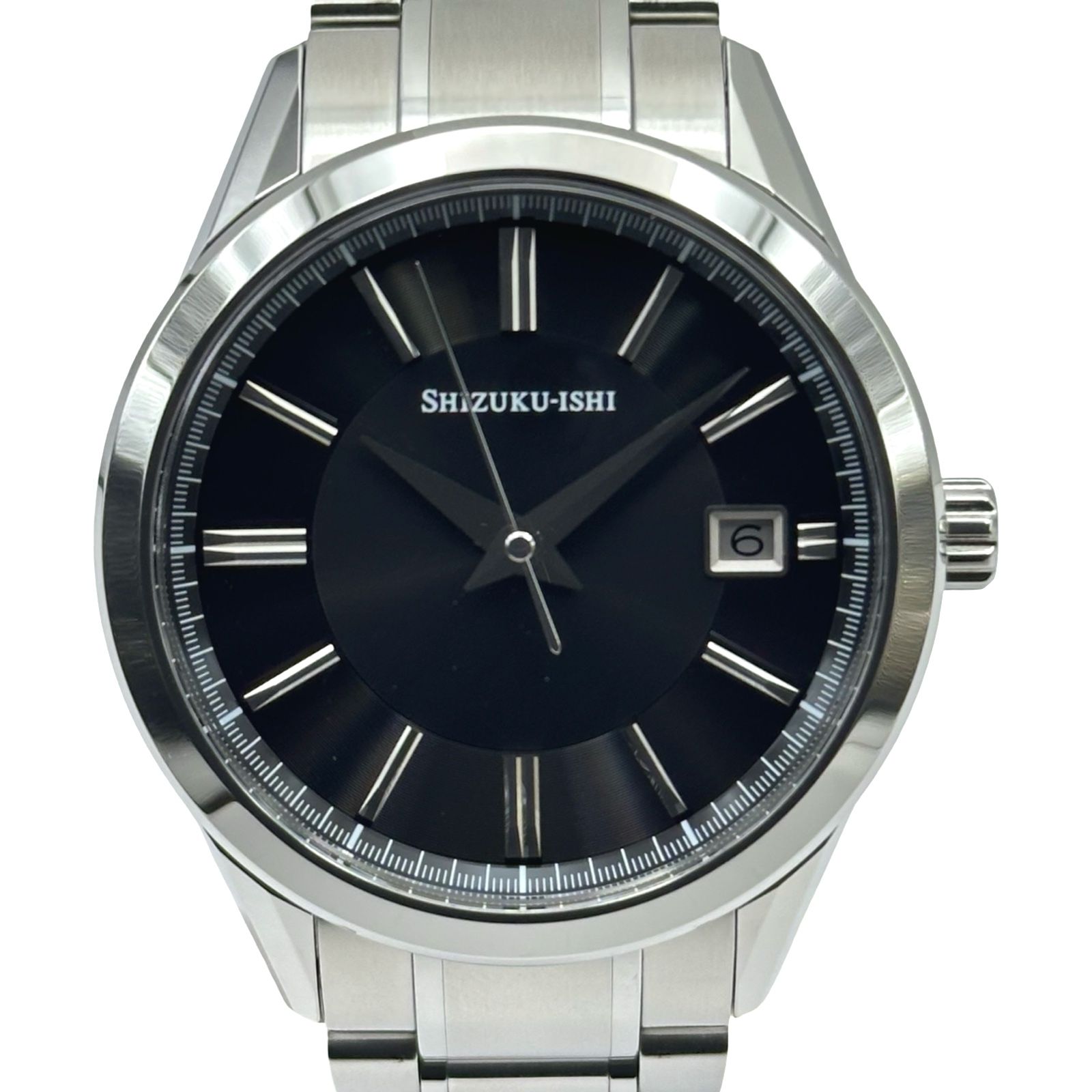 セイコー SEIKO SHIZUKU-ISHI メンズウォッチ ND75-002 ブラック ステンレススチール 自動巻き メンズ 腕時計