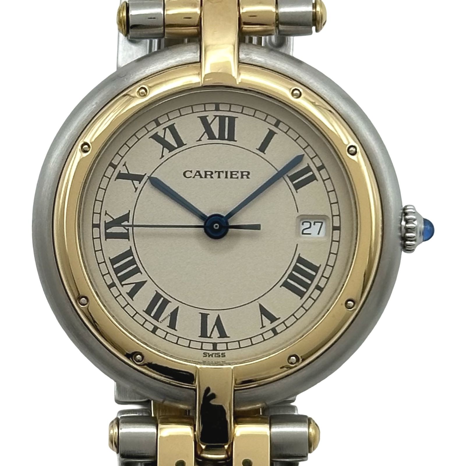 カルティエ Cartier パンテール ヴァンドーム LM 83084242 アイボリー ゴールド/ステンレススチール クオーツ ユニセックス 腕時計