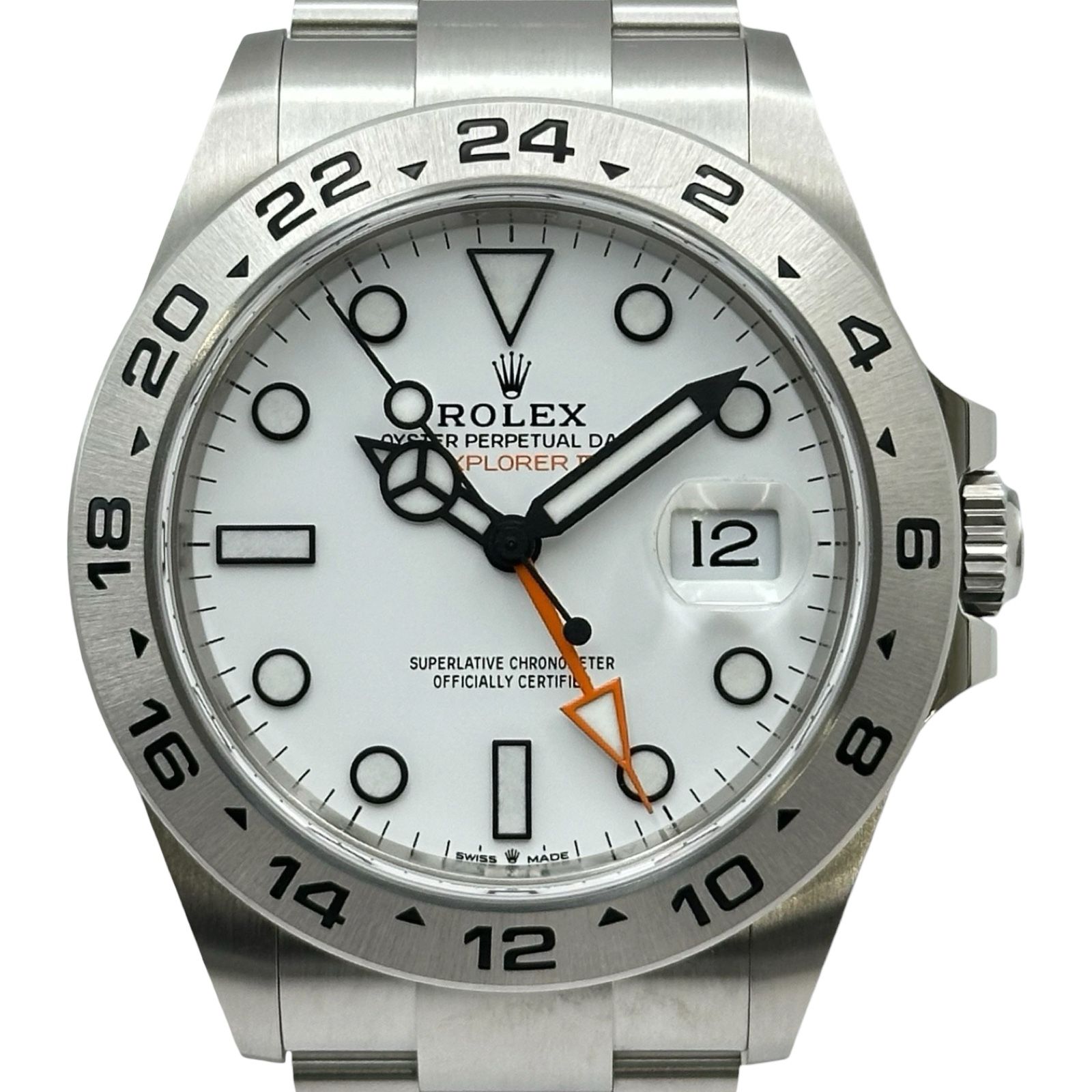 ロレックス ROLEX エクスプローラー2 226570 ホワイト ステンレススチール 自動巻き メンズ 腕時計