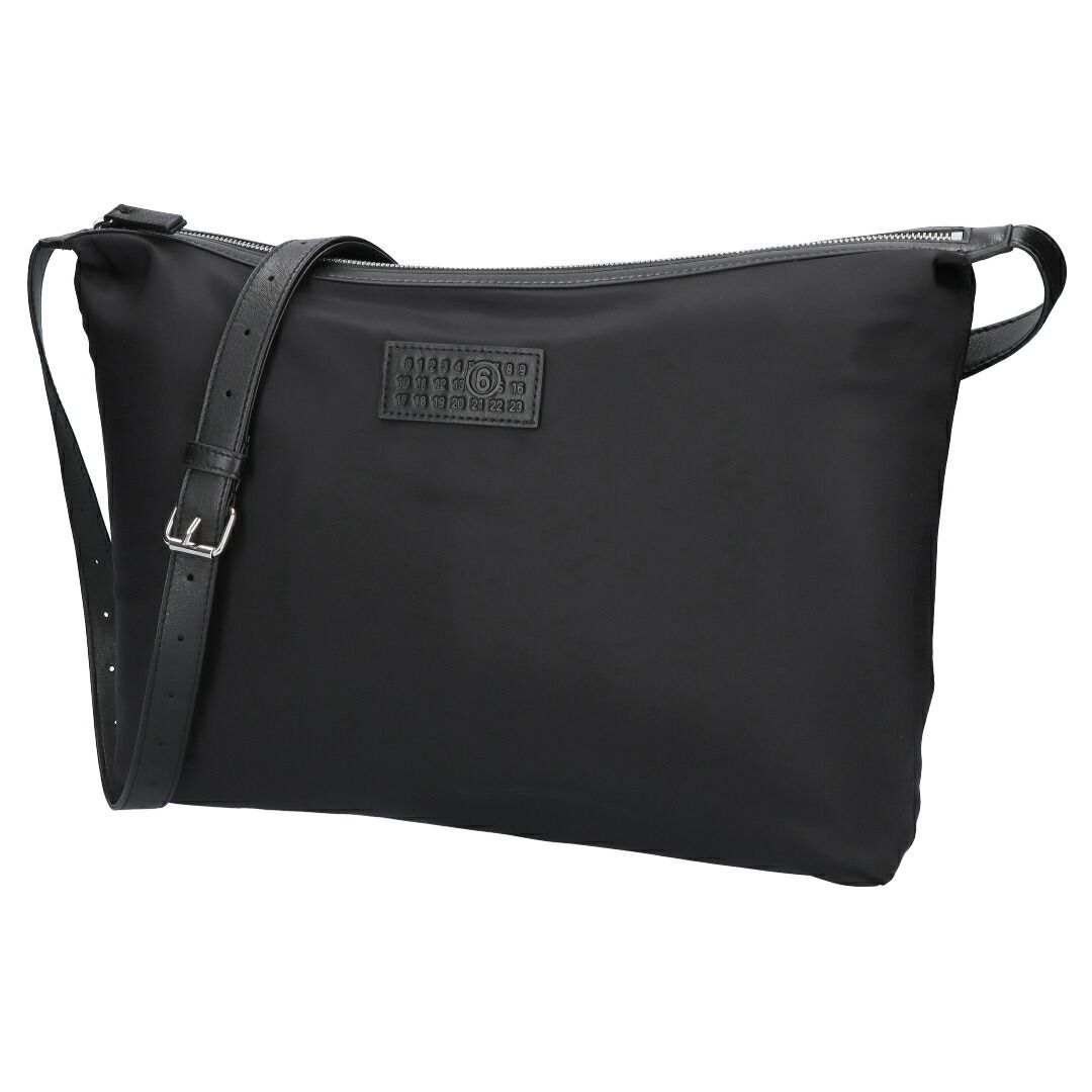 エムエムシックス メゾンマルジェラ MM6 MAISON MARGIELA ショルダーバッグ ナイロン クロスボディバッグ ニューメリック SB6WG0024 P9062 T8013 BLACK