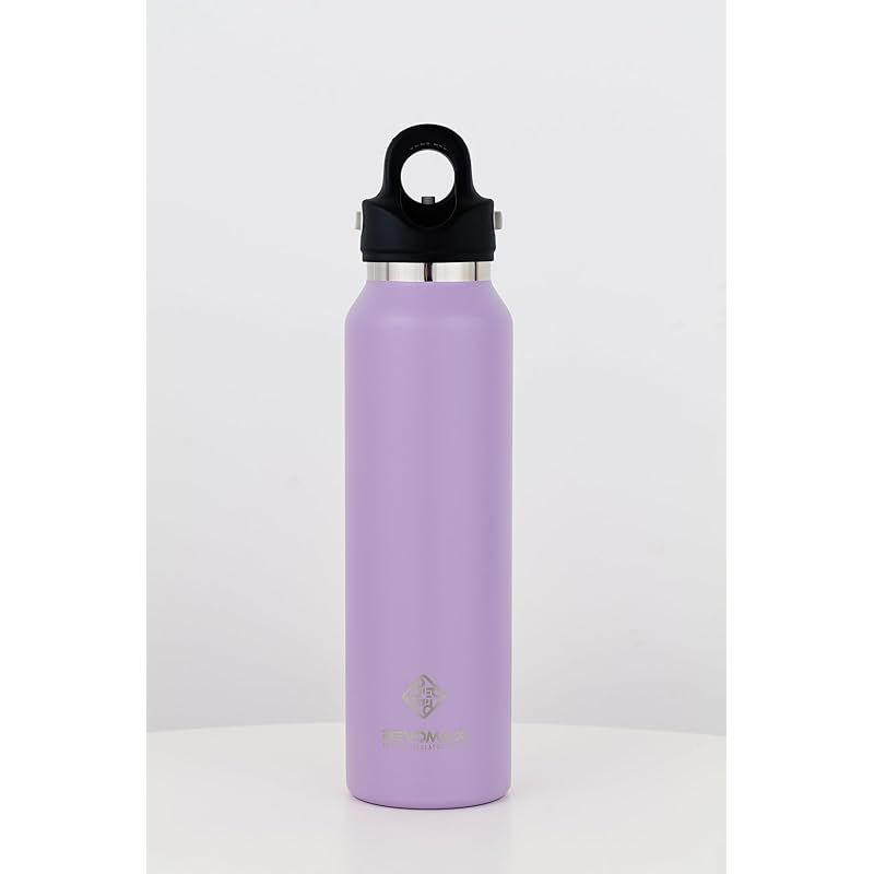 【新品】 【REVOMAX公式】16oz 473ml 炭酸対応 ステンレスボトル 18時間保温 36時間保冷 真空断熱 水筒 ギフト レボマックス (Soft Lavender)