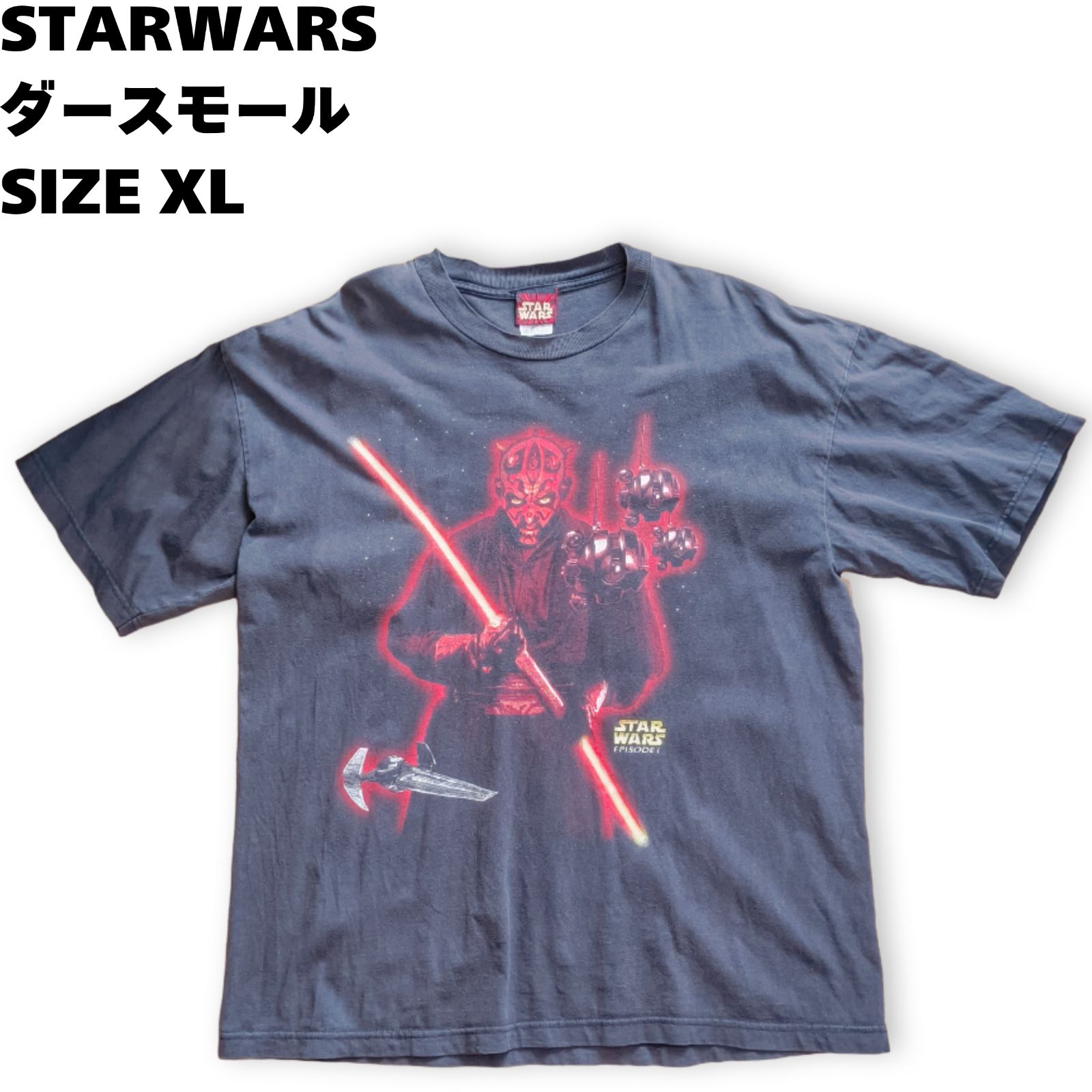 【XL】STAR WARS　Darth Maul Episode 1　ダースモール　エピソード１　Tシャツ　2675【古着】