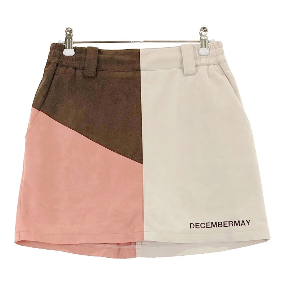 サイズ：M DECEMBERMAY ディセンバーメイ インナー付スカート ベージュ