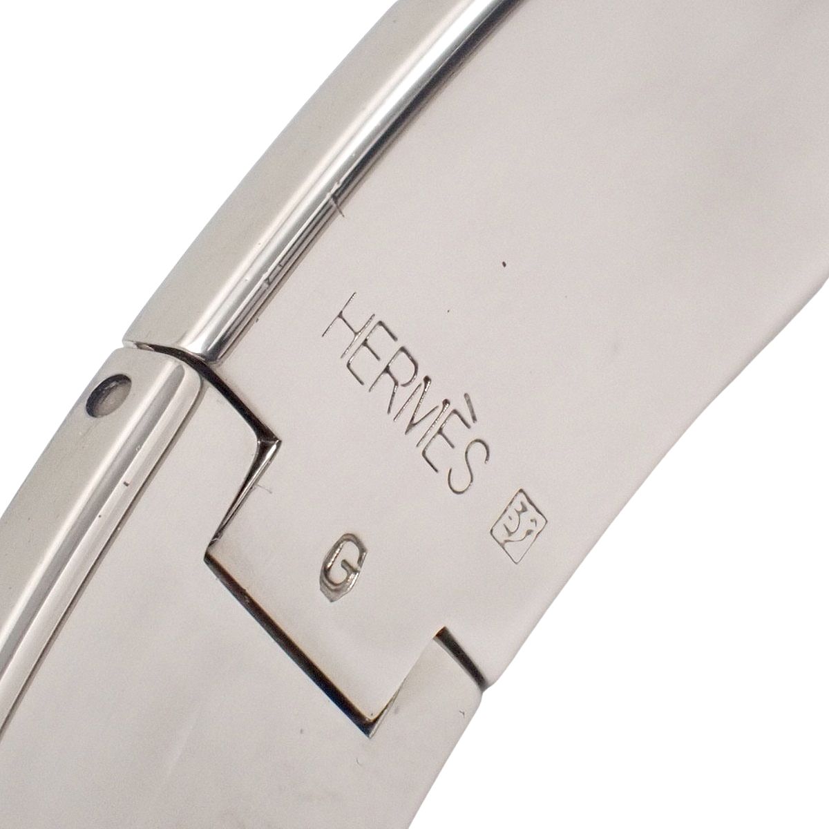 HERMES(エルメス) クリックH PM メタル(GP) エナメル バングル 