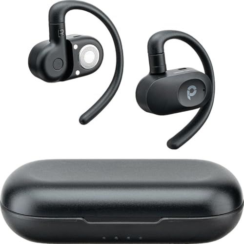 サンワダイレクト オープンイヤー イヤホン Bluetooth6.1 防水 最大32時間再生 マルチポイント対応 ワイヤレス イヤーフック ランニング 耳掛け 400-BTTWS7
