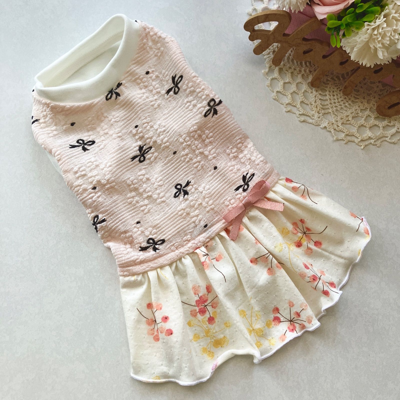 犬服　ゆう　ハンドメイド ゆうゆ☆様♡ハンドメイド犬服♡M - メルカリ