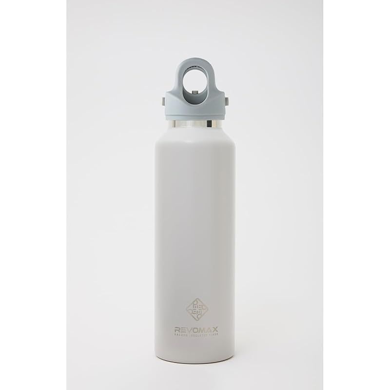 【新品】 【REVOMAX公式 】20oz 592ml 炭酸対応 ステンレスボトル 18時間保温 36時間保冷 真空断熱 水筒 ギフト (Standard) (Greige)