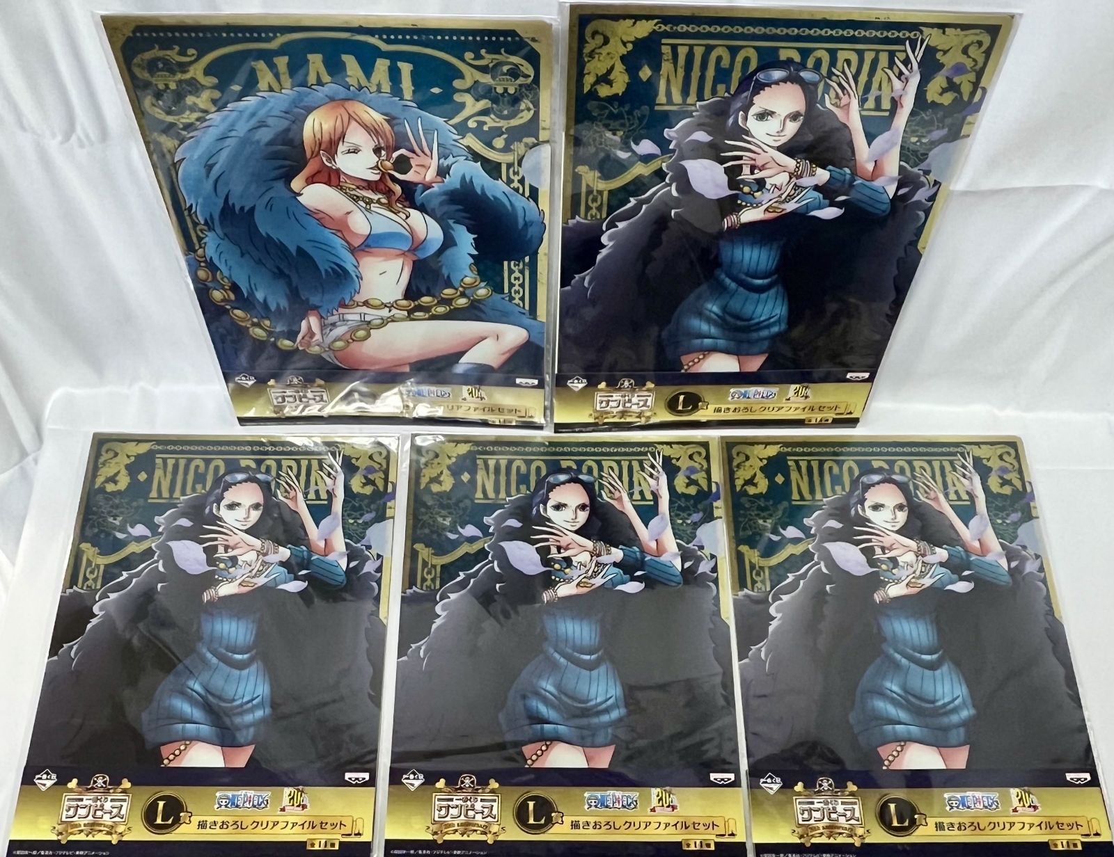 未開封 一番くじ ワンピース 20th anniversary L賞 描きおろしクリア
