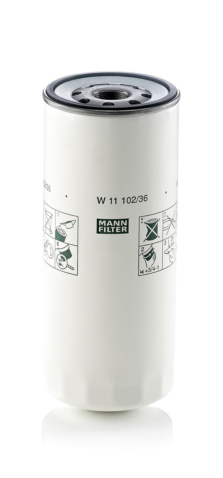 新品 マンフィルター(MANN FILTER) オイルフィルター W11102/36