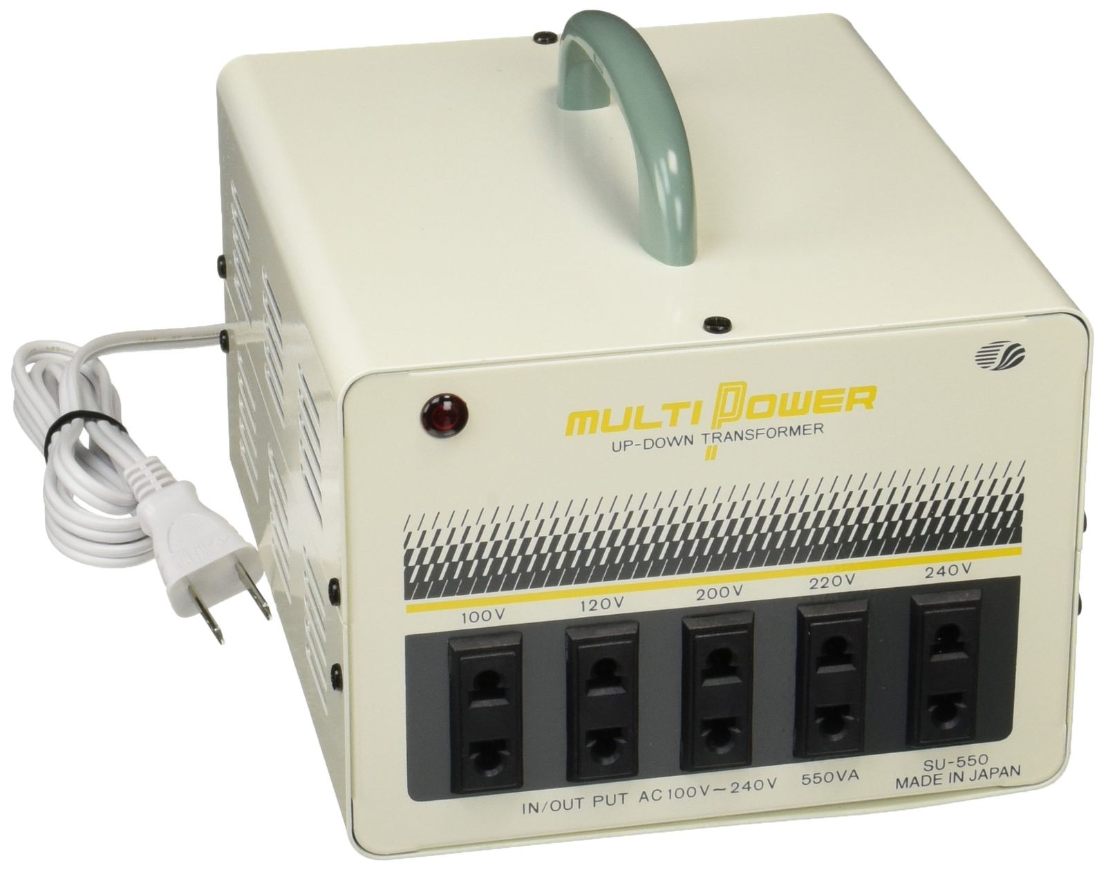新品 スワロー電機 マルチ変圧器 MULTI POWER 550VA